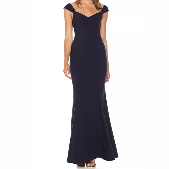 Likely Dresses & Skirts - Revolve Likely boat neck navy gown
